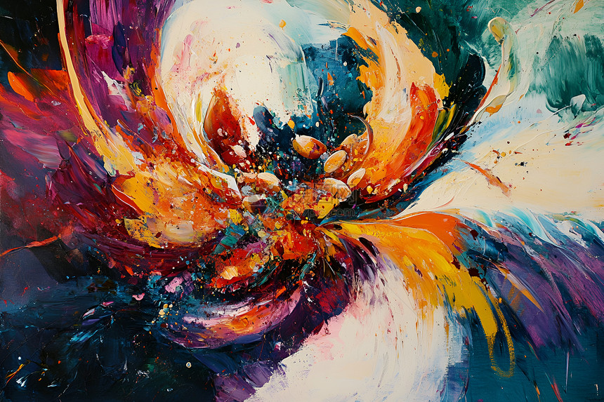 色彩的狂想曲 探索抽象藝術(shù)畫的無(wú)垠宇宙